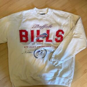 Buffalo Bills Cream Crewneck
